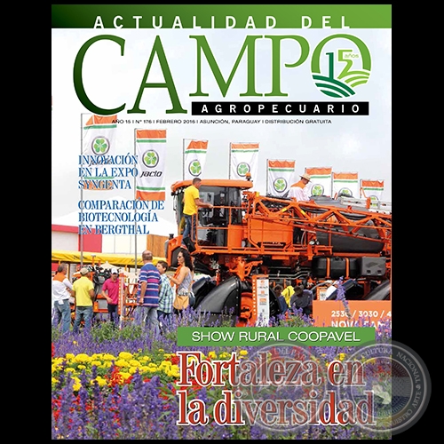CAMPO AGROPECUARIO - AÑO 15 - NÚMERO 176 - FEBRERO 2016 - REVISTA DIGITAL